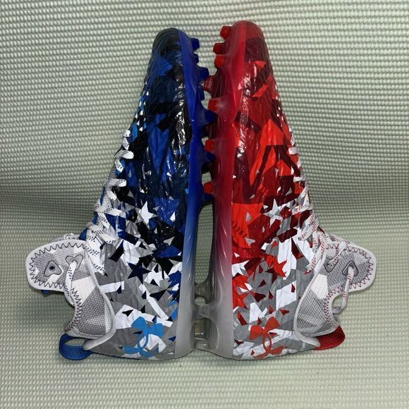 Under Armour UA Spotlight Clone MC LE USA Football Cleats Men Size 13 3026335100 - Picture 6 of 9